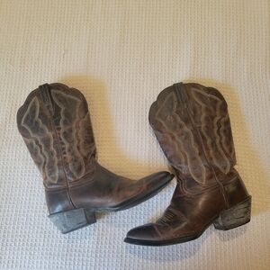 Ariat Distressed Leather Cowboy Boots